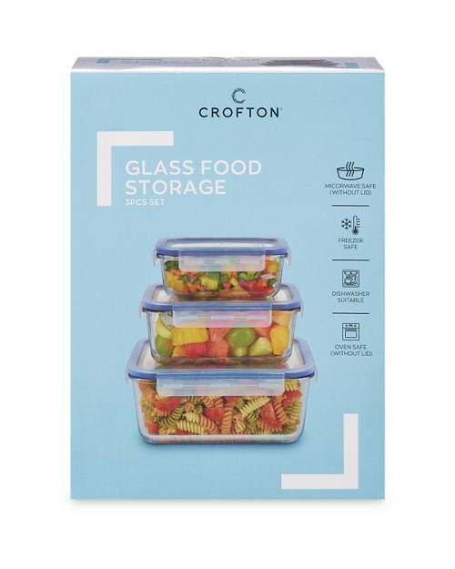 Front shot 2, Glass Food Storage Boxes