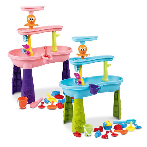 Groupe 1, Table de sable et d'eau, rose