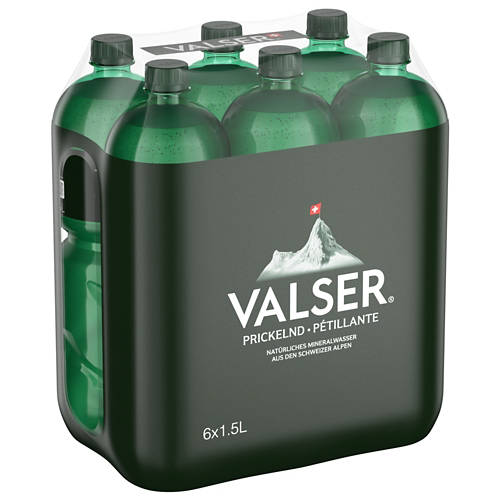 Vorderansicht 2, Natürliches Mineralwasser, sparkling