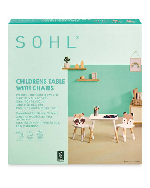 Details 1, Children's Table with Chairs