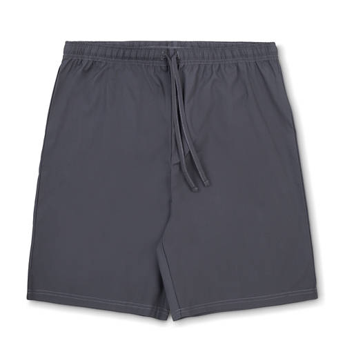 Details 2, Herren-Shorty-Pyjama, Melange/Grau, Gr. L
