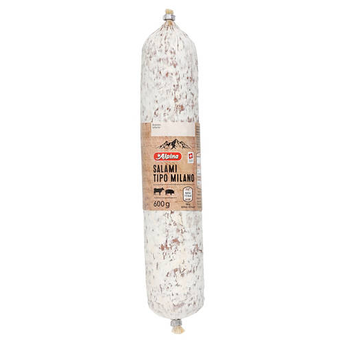 Vista frontale 1, Salame tipo Milano