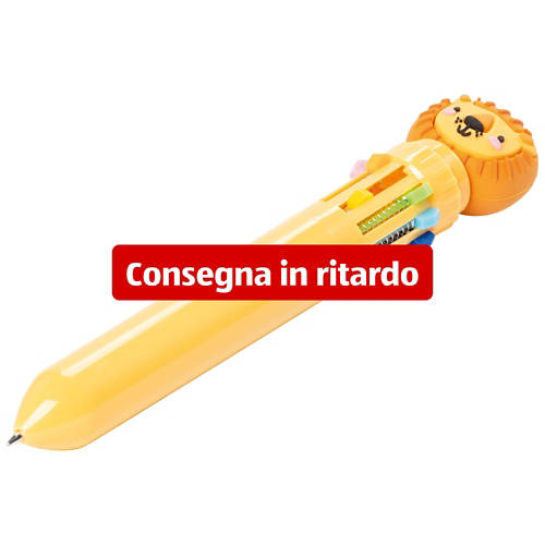 Vista frontale 1, Accessori di cancelleria, leone, 10 colori