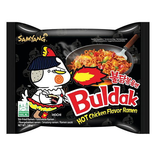 buldak instant rezanci, piščanec