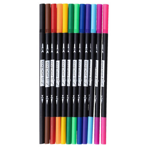 Vorderansicht 1, Malsortiment, D Fib Tip Stift