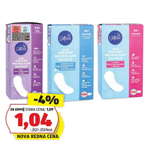 Skupina 1, Ščitniki perila, normal