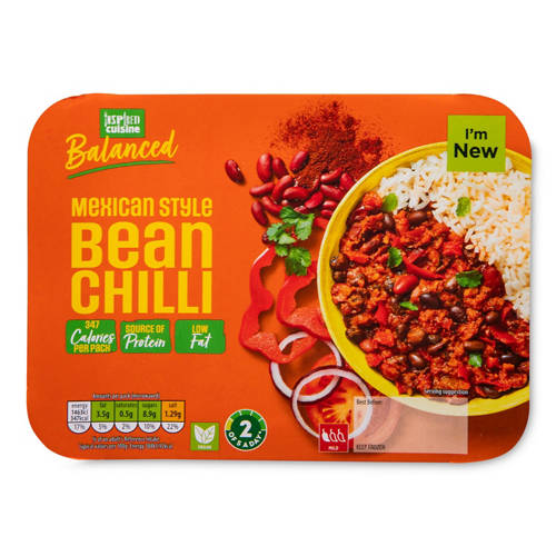 Bean Chilli Balanced Frozen Meal