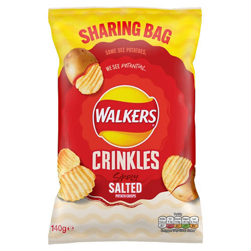 Salted Crinkle Crisps