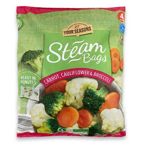 Carrot, Caulifower and Broccoli Steam Bags