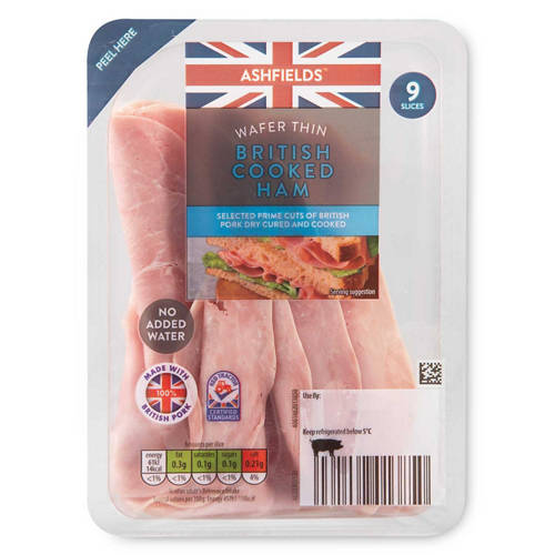 British Cooked Ham Slices