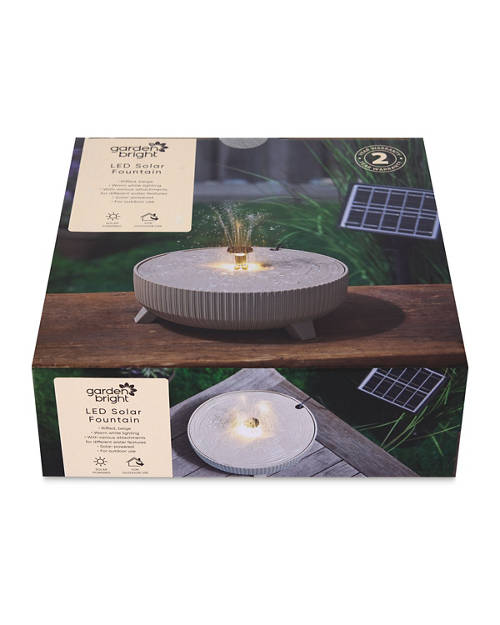 Front shot 2, Solar LED Fountain