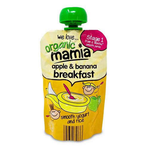 Apple & Banana Organic Breakfast Pouch