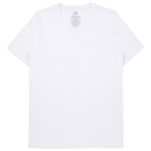 Vue de face 1, Mailset de corps pour hommes à col en V, set de 3, blanc, taille XXL