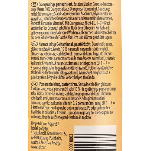 Details 2, Sirup Orange