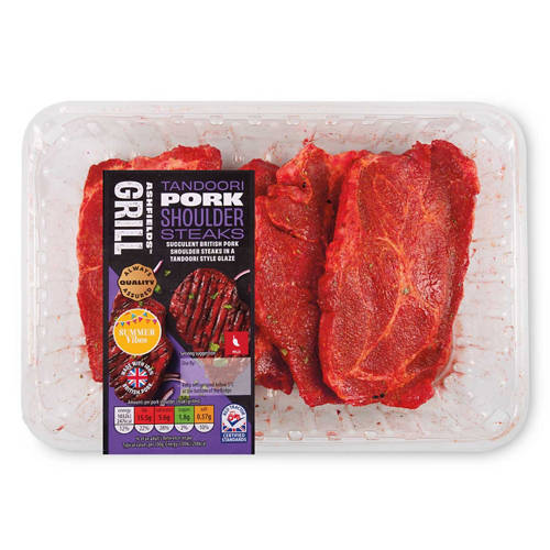 Ashfields Tandoori Marinated Shoulder Steaks