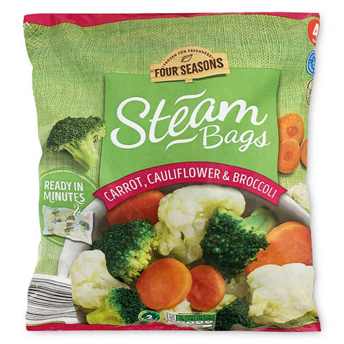 Carrot, Caulifower & Broccoli Steam Bag
