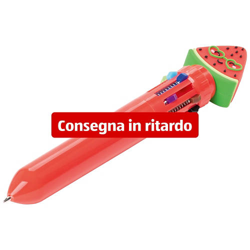 Vista frontale 1, Accessori di cancelleria, melone, 10 colori