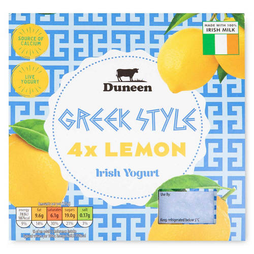 Lemon Greek Stirred Yogurt 4 Pack