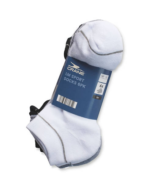 Front shot 2, Ladies Sport Socks 6 Pack