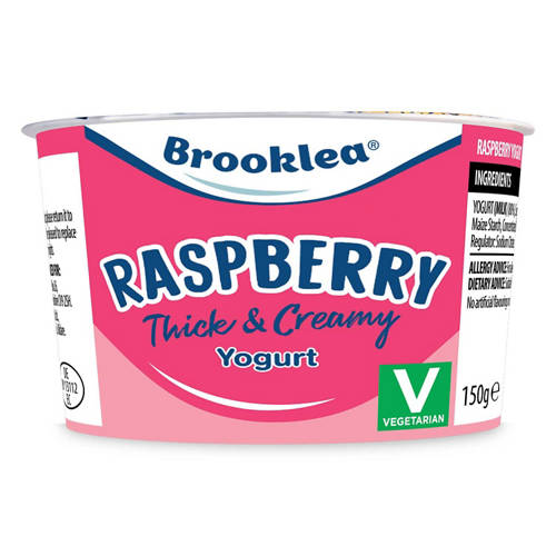 Front shot 2, Raspberry Flavour Thick & Creamy Yogurt