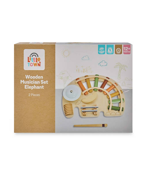 Front shot 2, Wooden Musician Set