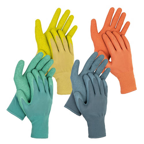 Gruppe 1, Damen-/Herren Latexhandschuhe, Grau, 9/L