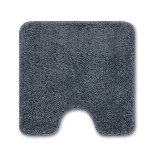 Vista frontale 1, Set di tappetini da bagno, montaggio a pavimento, grigio