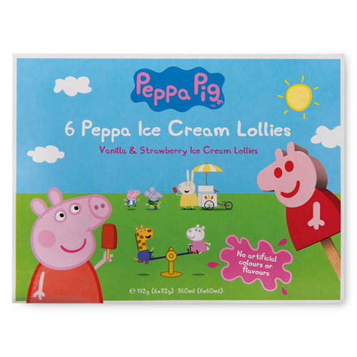 Peppa Pig Lollies 6 Pack