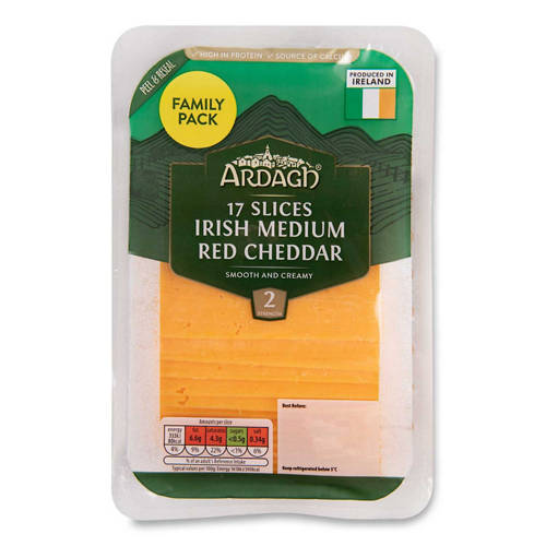 Sliced Medium Red Cheddar