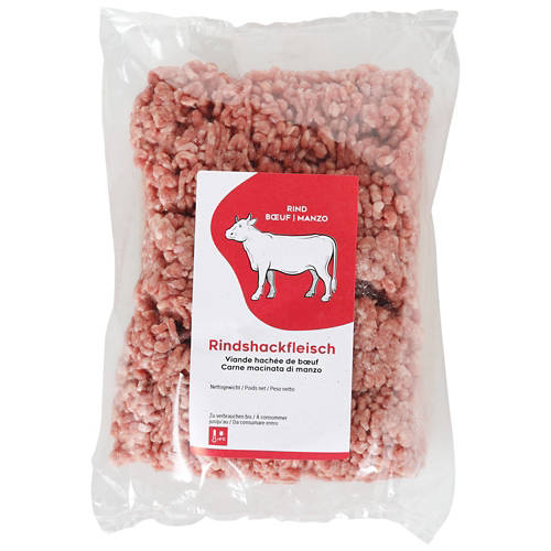 Vorderansicht 2, Rindshackfleisch
