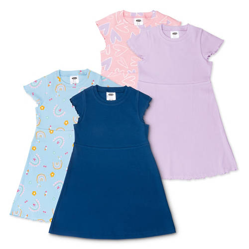 Gruppo 1, Abito in jersey per bambini,blu/blu scuro, 98/104