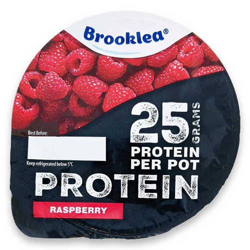 Raspberry Protein Yogurt 200g Product Image Front shot 01