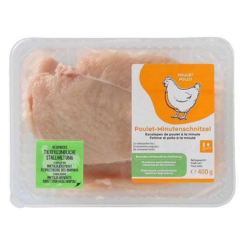 Vue de face 2, Escalope de poulet minute