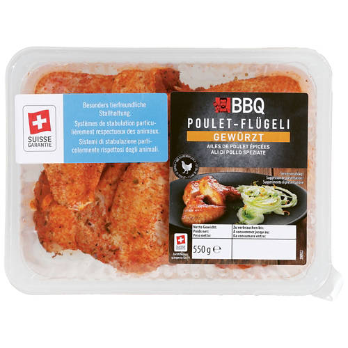 Vue de face 2, Ailes de poulet épicées