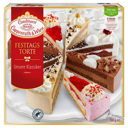 Vorderansicht 1, Festtagstorte Klassiker 780 g