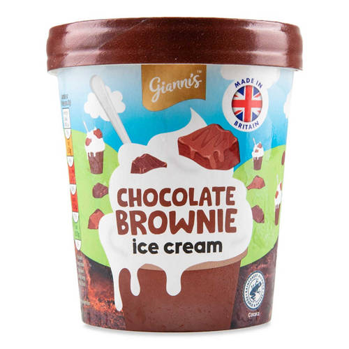 Chocolate Brownie Ice Cream