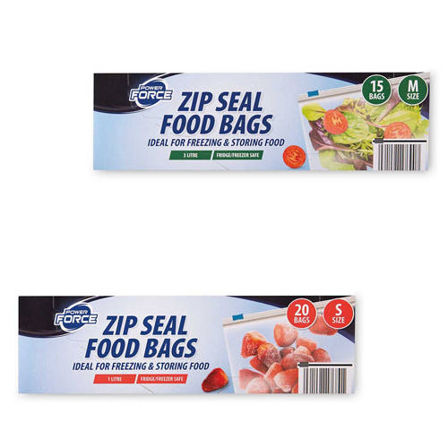 Group 1, Zip Freezer Bags 1 Litre