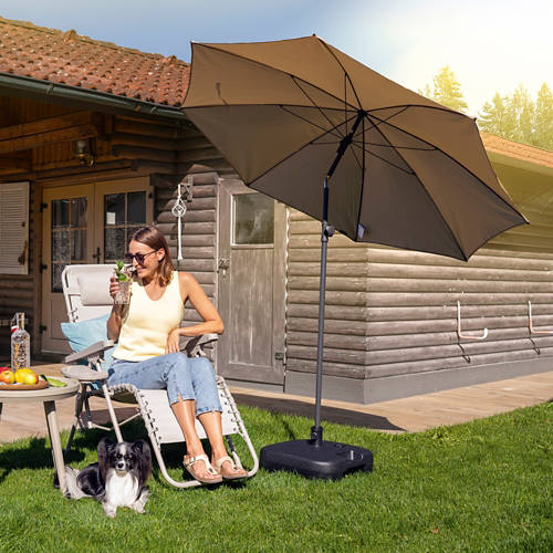Lifestyle 1, Sonnenschirm, Grau, -