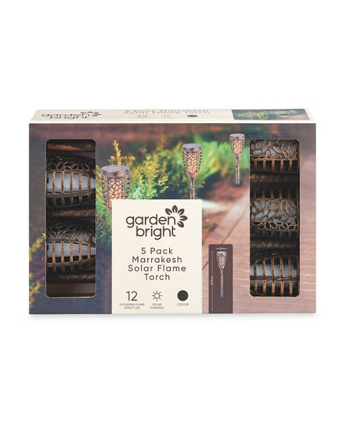 Front shot 2, Solar Tiki Torches