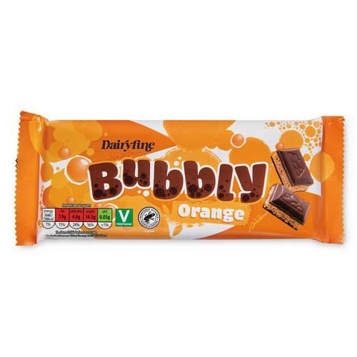 Orange Chocolate Bubbly Bars