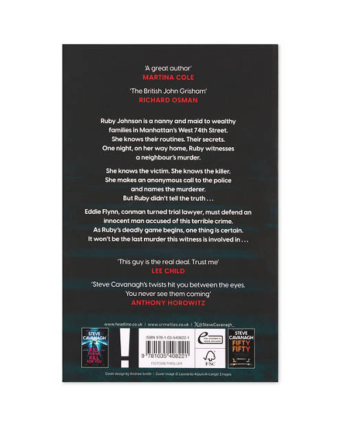 Back shot 1, Thrills & Chills Books
