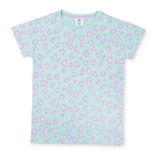 Details 1, Kinder-Sommer Pyjama, Türkis all over print, Gr. 122/128