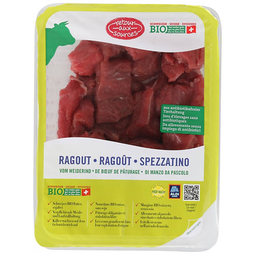 Vorderansicht 2, BIO-Ragout vom Weiderind