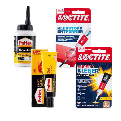 Gruppe 1, Budget Reparaturkleber, Superkleber