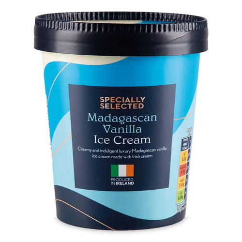 Luxury Irish  Madagascar Vanilla Ice Cream