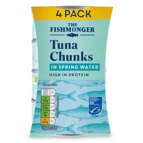 Tuna Chunks In Water 4 Pack