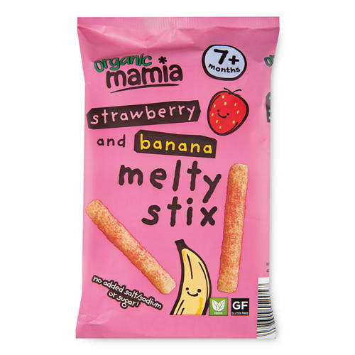 Organic Strawberry & Banana Melty Stix