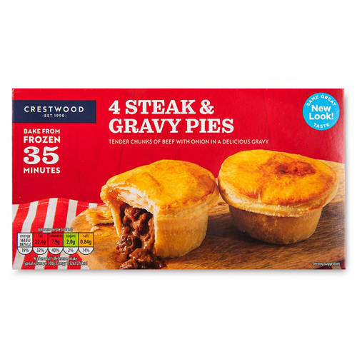 Steak and Gravy Pies 4 Pack