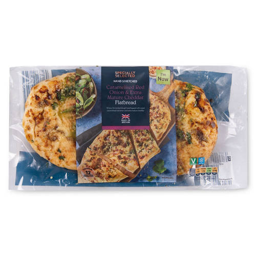 Extra Mature Cheddar & Red Onion Flatbreads