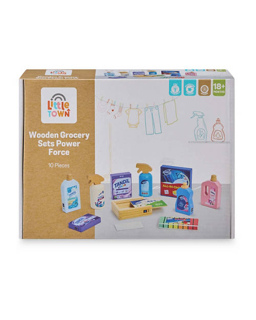 Front shot 2, Wooden Grocery Set